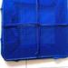 3 Tier Folding Drying Rack Mesh Fabric Square Hanging Dryer Net for Fish Vegetable (Blue)