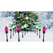 TERGAYEE C9 Christmas Lights Outdoor Decorations Lawn With Pathway Marker Stakes for Holiday Time Outside Yard Garden Decor Christmas Decor Christmas Party Holiday Decor Walkway