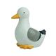 Weloille Outdoor Garden Statue Duck Figurine Cute Resin-Duck Animal Sculpture with Solar LED Lights for Indoor Outdoor Spring Decorations Patio Yard Ornaments