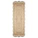 Casavani Handmade Natural Jute Rug Geometric Beige Square Living Area Rug Indoor/Outdoor Carpet Best Uses For Farm House Outdoor Garden & Home/Office Mat 11x11 Feet Square