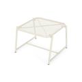 GDF Studio Douglas Outdoor Iron Side Table Matte White