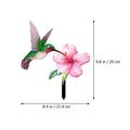 Acrylic Garden Hummingbird Flower Stake Garden Stake Hummingbird Flower Stake