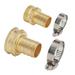 Meuva Garden Hose Repair Mender Kit Hose Connector 3/4 Male Female Connector Set Smart Water Timer Water Pool for Kids Water Timer Pen