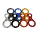 1pc 8-ring Climbing Rappelling Equipment Ring Belay Device for Outdoor (Random Color)
