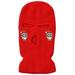 Viworld Christmas 3 Hole Full Face Cover Knitted Hat Women Mens Windproof Mask Balaclava Thermal Ski Mask Winter Warm Hat for Outdoor Cycling Sport Red