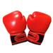 1 Pair Children Boxing Gloves Pearly Lustre Pure Color Boxing Gloves Sponge Forming Liner Boxing Gloves Stylish Boxing Sandbag Gloves for Kids Wearing Red