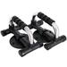 1 Pair H-type Multifunction Push Up Bars Grip Home with Suction Cup Gym Indoor Sports Crunches Fitness Body Building Non Loss Weight (Black)