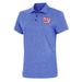 Women's Antigua Heather Royal New York Giants Motivated Polo