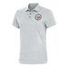 Women's Antigua Heather Gray Pittsburgh Steelers Motivated Polo