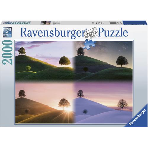 Puzzle RAVENSBURGER ""Stimmungsvolle Bäume und Berge"" Puzzles bunt Kinder Made in Germany; FSC- schützt Wald - weltweit