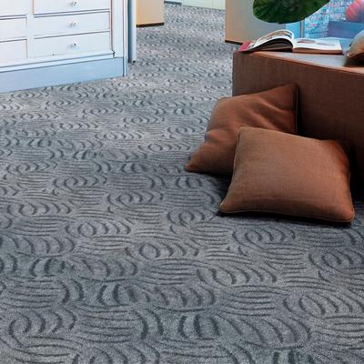 Teppichboden ANDIAMO "Amberg, Strukturschlinge, Made in Belgium", grau, B:500cm H:9mm L:200cm, Kunstfaser, Teppiche, Breite 200, 300, 400 oder 500 cm, Hoch-Tief Effekt, strapazierfähig Image