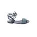 J.Crew Sandals: Blue Shoes - Women's Size 6