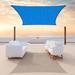 ColourTree 6' x 8' Rectangle Shade Sail, Stainless Steel in Blue | 18 ft. x 16 ft | Wayfair wf-TAPR1618-6