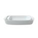 Delight King High Borosilicate Glass w/ Coating 2 Piece Baker Bakeware Set in White | 2.2 H x 8.7 W x 14 D in | Wayfair 9027-2