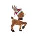 The Holiday Aisle® Plush Reindeer Lighted Display Metal in Brown | 36 H x 13 W x 23 D in | Wayfair 460F8E9907644C1F977F60EED6859759