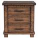 Loon Peak® Ghida Wood Nightstand Wood in Brown | 25.6 H x 24 W x 17 D in | Wayfair FE6C32DA5E2C4ED4A87D25EFB7A6DDC8