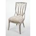 Alexander & Sheridan Inc. Cuba Dining Chair Upholstered/Wicker/Rattan/Genuine Leather in Pink/Blue/Brown | Wayfair CUB001-RWD-PC
