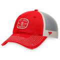 Men's Fanatics Branded Red St. Louis Cardinals Distressed Patch Trucker Adjustable Hat