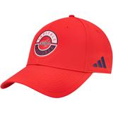 Men's adidas Red Washington Capitals Circle Logo Flex Hat