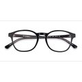 Unisex s round Transparent Black Acetate Prescription eyeglasses - Eyebuydirect s Ray-Ban RB5417