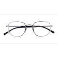 Unisex s square Silver Metal Prescription eyeglasses - Eyebuydirect s Ray-Ban RB6496