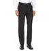 Flat Front Stretch Solid Wool Trousers