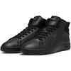 Sneaker PUMA "SMASH 3.0 MID WTR", Damen, Gr. 46, schwarz (puma schwarz, shadow gray), Synthetik, Leder, unifarben, sportlich, Schuhe, Sneakerboots, Winterschuhe, gefüttert
