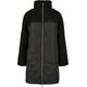 Winterjacke URBAN CLASSICS "Urban Classics Damen Ladies Oversized Sherpa Quilted Coat" Gr. S, schwarz (black) Damen Jacken Winterjacken