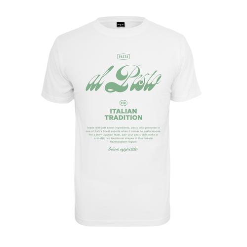 „Kurzarmshirt MISTERTEE „“Herren Al Pesto Tee““ Gr. S, weiß (white) Herren Shirts T-Shirts“