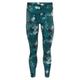 Trainingstights HUMMEL "hmlTE DIGI SANDSTORM AOP MW TIGHTS" Gr. M (38), N-Gr, blau (deep teal) Damen Hosen Sport Leggings