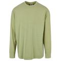 Longsleeve URBAN CLASSICS "Urban Classics Herren Heavy Boxy Acid Wash Longsleeve" Gr. XL, grün (vintagegreen) Herren Shirts Langarm