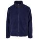 Winterjacke URBAN CLASSICS "Herren AOP Sherpa Jacket" Gr. L, blau (darkbluedamast) Herren Jacken Übergangsjacken