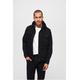 Sommerjacke BRANDIT "Herren Cradock Denim Sweat Jacket" Gr. XXL, schwarz (black, black) Herren Jacken Übergangsjacken