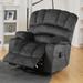 Power Massage Recliner Chairs with Heat, Large Shell Faux Leather Backrest Lift Chair Recliners for Elderly, Seniors
