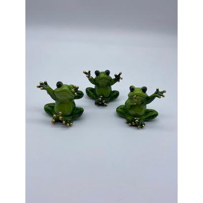 Three Cute Frogs