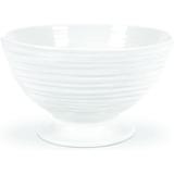 Portmeirion Sophie Conran White Footed Bowl - 5.5 Inch