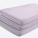 Bare Home Solid Ultra-Soft Crib Fitted Sheet