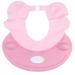 Adjustable Baby Bath Hat Hair Washing Waterproof Ear Protector Bathing Shower (Pink)