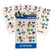 6 PACK Mickey Mouse 4 Sheet 96pc Tattoo Set