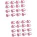 400 Pcs Eyelash Glue Cup Eyelash Glue Ring Makeup Containers Lash Glue Holder Tattoo Ink Cup Nail Art Tattoo Holder Eyelash Extension Ring Beauty Salon Supplies Glue Container Tray