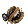 Men s Outdoor Tactical Molle Waist Bags Casual Waist Pack Purse Mobile Phone Case (Khaki)