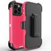 For iPhone 15/14/13/12 Pro Max /Plus Shockproof Defender Armor Case W/Belt Clip