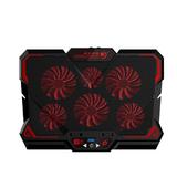 Laptop Cooling Pad Laptop Cooler with 6 Quiet Led Fans for Laptop Cooling Fan Stand Portable Ultra Slim USB Powered Gaming Laptop Cooling Pad Switch Control Fan Speed Function