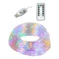 COFEST Lighting & Ceiling LED Rope Lights Outdoor 39FT Lights Water Proof Outdoor Strip Lights For Home Decor Garden Bedroom Patio Holiday Decoration Clear B