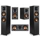 Reference 5.0 Home Theater Pack with 2x R-620F Floorstanding Speaker R-52C Center Channel Speaker and 2x R-41M Bookshelf Speaker Black