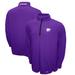 Men's Franchise Club Purple Kansas State Wildcats Breeze Quarter-Zip Pullover