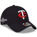 Men's New Era Navy Minnesota Twins 2023 Postseason Side Patch 9TWENTY Adjustable Hat