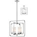 Aideen by Z-Lite Chrome 4 Light Pendant