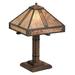 Arroyo Craftsman Prairie 18 Inch Table Lamp - PTL-12-TN-S