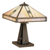 Arroyo Craftsman Pasadena 21 Inch Table Lamp - PTL-16E-CR-P